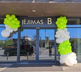 Balionų girlianda "Įėjimai" 2 Balionų girlianda "Įėjimai" 2