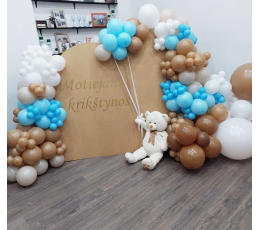 Balionų girlianda "Krikštynų meškutis"