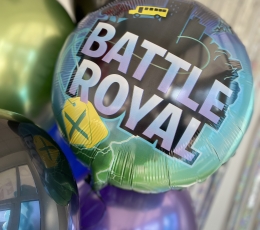 Helio balionų puokštė "BATTLE ROYAL" 1 Helio balionų puokštė "BATTLE ROYAL" 1
