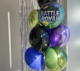 Helio balionų puokštė "BATTLE ROYAL" 2 Helio balionų puokštė "BATTLE ROYAL" 2