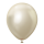 Chrominis balionas, mirror white gold (12 cm/Kalisan)