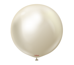 Chrominis balionas, mirror white gold (60 cm/Kalisan)