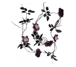 Dekoratyvinė gėlių girlianda, violetinė (2,2 m)