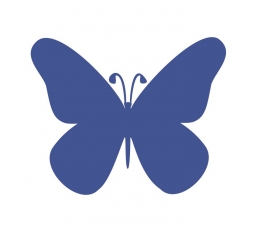 Drugeliai "Laimė M"/mėlyni (20 vnt.)