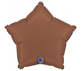 Folinis balionas "Šokoladinė žvaigždė" (46 cm)