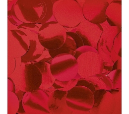 Konfeti, apvalūs raudoni (15 g)