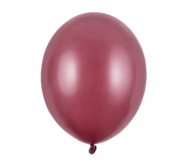 Balionas, perlamutrinis burgundiškas (30 cm/Party Deco)