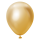 Chrominis balionas, mirror gold (30 cm/Kalisan)