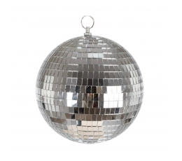 Disco kamuolys, sidabrinis (15 cm)