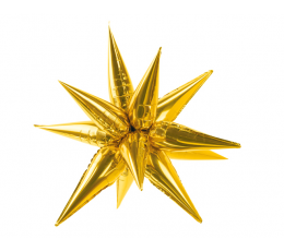Folinis 3D balionas "Auksinė žvaigždė" (70 cm)