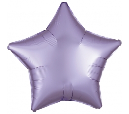 Folinis balionas "Alyvinė žvaigždė", matinis (48 cm)