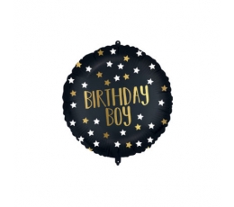 Folinis balionas "Birthday Boy" su svareliu (46 cm)