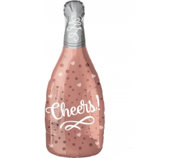 Folinis balionas "Cheers Rose" (25x66 cm)