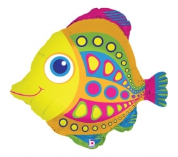 Folinis balionas "Spalvota žuvelė" (56 cm)