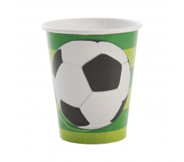 Puodeliai "Futbolas" (8 vnt./266 ml)