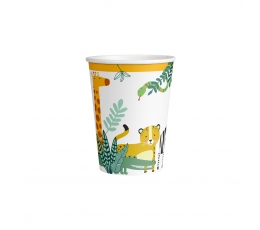 Puodeliai "Safari gyvūnai" (8 vnt./250 ml)