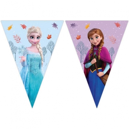 Vėliavėlių girlianda "Frozen Wonder" (9 vėliavėlės)