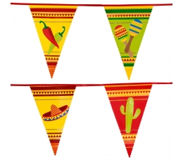 Vėliavėlių girlianda "Meksika" (6 m)