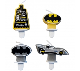 Žvakutės-smeigtukai "Batman" (4 vnt.)