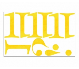 Lipdukai / skaičiukas "1" (1 vnt)