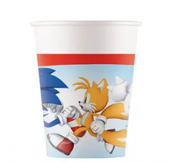 Puodeliai "Ežiukas Sonic" (8 vnt./200 ml)