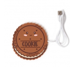 Šildantis puodelio padėkliukas USB "Sausainis"